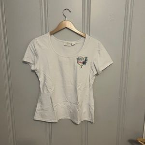 Disney Stitch Shoppe Mary Poppins Kelly Embroidered Fashion Top